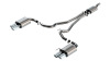 Borla 140981 2024 Ford Mustang Ecoboost 2.3L Cat-Back Exhaust System S-Type w/ Quad Tip - Non-Active