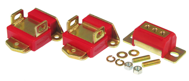 Prothane 7-1901 GM Motor & Trans Mount Kit - Red