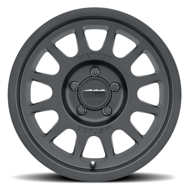 Method Wheels MR70378558500 Method MR703 17x8.5 0mm Offset 5x150 110.5mm CB Matte Black Wheel