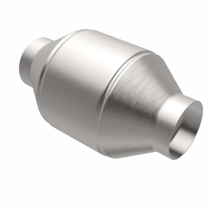 Magnaflow 51656 MagnaFlow Conv Univ 2.5in Inlet/Outlet Center/Center Round 3in Body L x 5in W x 8.75in Overall L