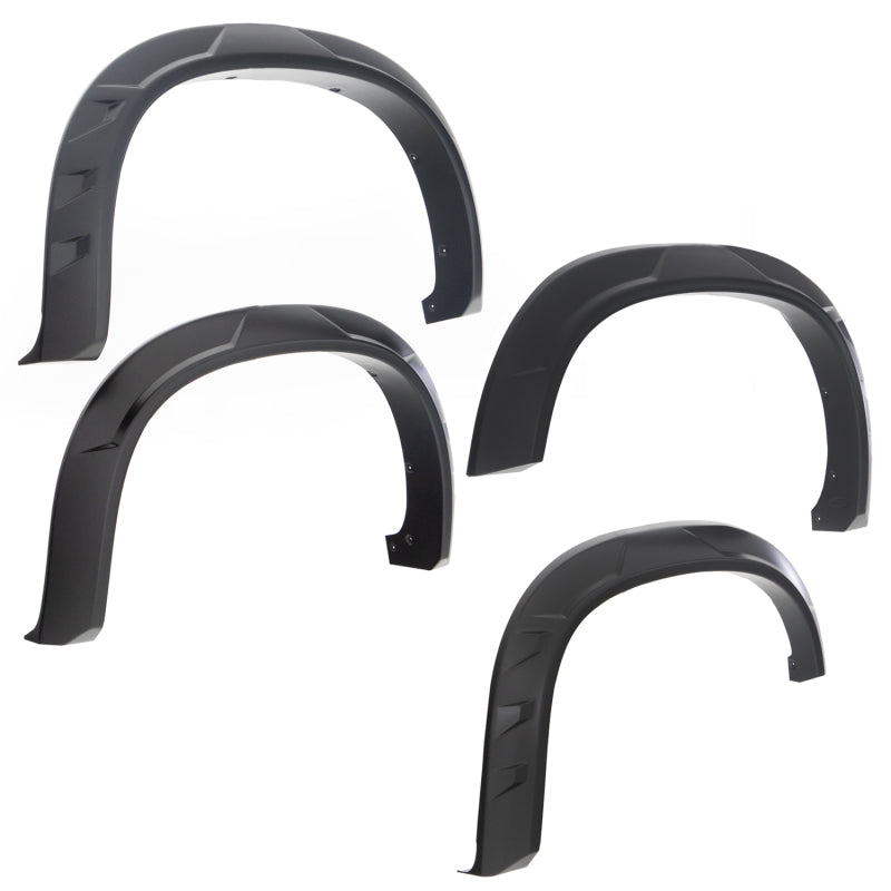 Bushwacker 20958-02 18-19 Ford F-150 DRT Style Flares 4pc - Black