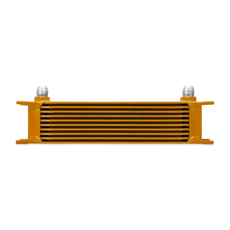 Mishimoto MMOC-10G Universal 10 Row Oil Cooler - Gold