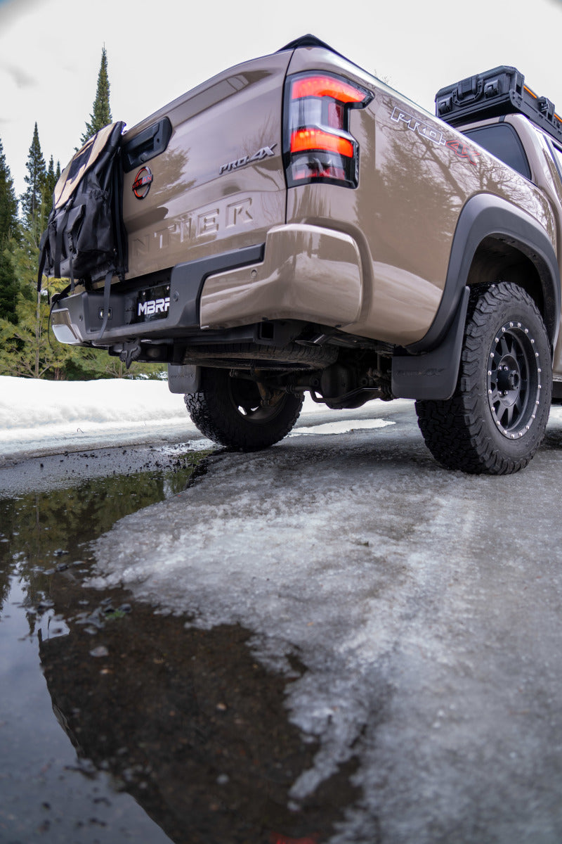 MBRP S5409AL 22-23 Nissan Frontier 3.8L 3in Tip 3in Cat Back Turndown Exit Street Profile - Aluminized Steel