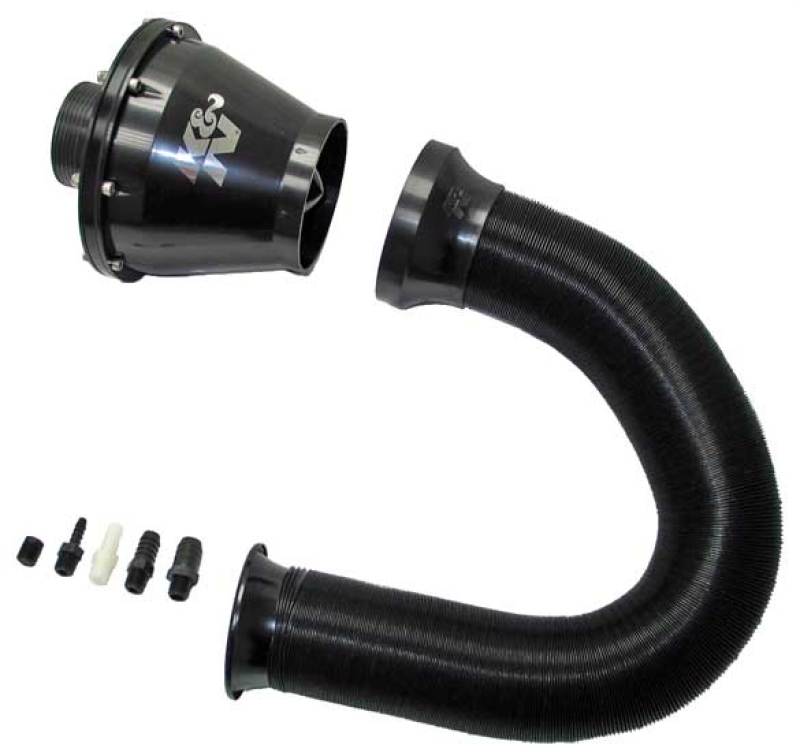 K&N Engineering RC-5052AB K&N Universal Apollo Black Cold Air Intake - 70mm OD FLG PP