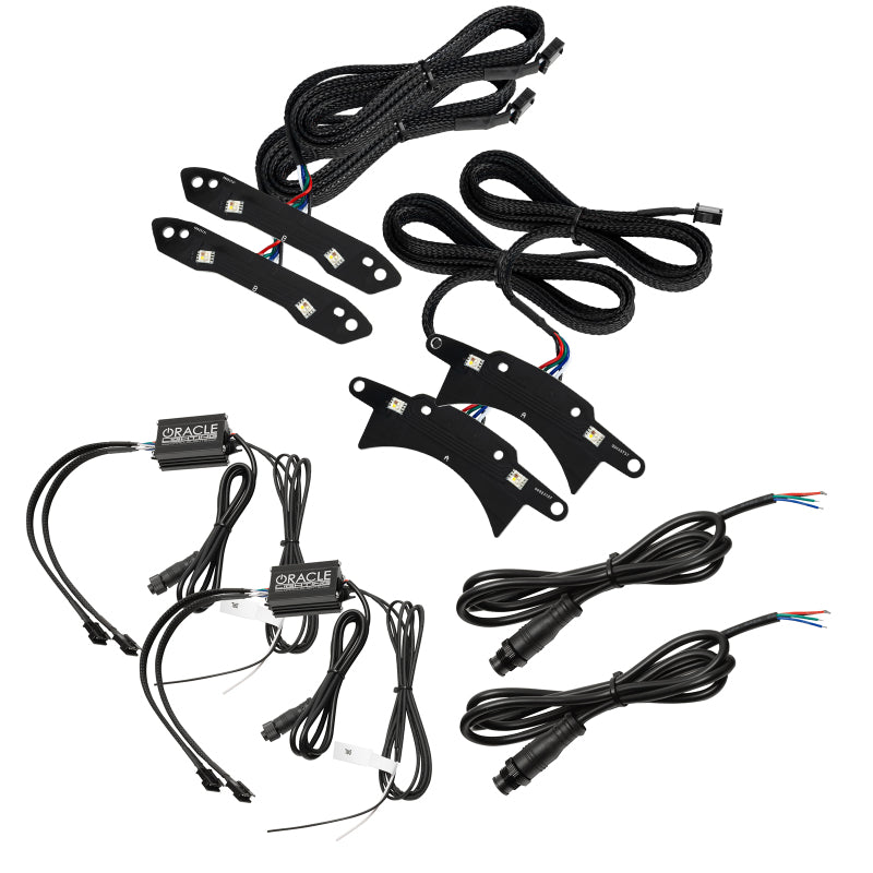 ORACLE Lighting 1329-339 Oracle 15-21 Dodge Challenger RGB+W Headlight DRL Upgrade Kit - ColorSHIFT+W SEE WARRANTY