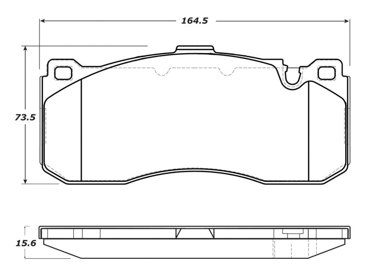 Stoptech 308.13710 StopTech Street Touring 08-09 BMW 128i/135i Coupe Front Brake Pads