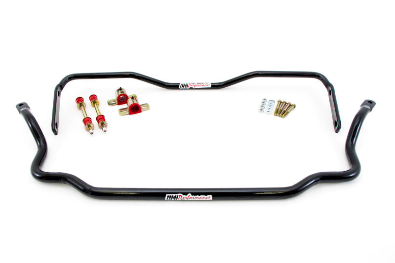 UMI Performance 403534-B 64-72 GM A-Body Solid Front and Rear Sway Bar Kit