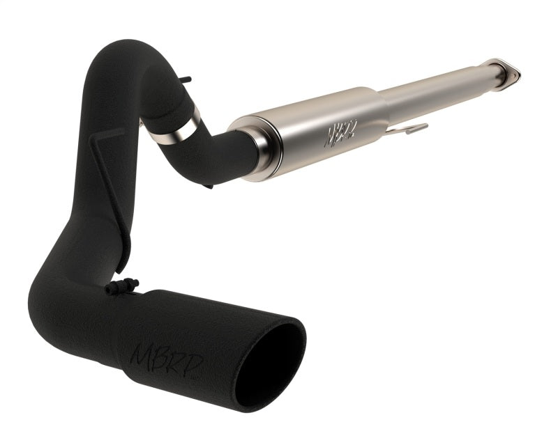 MBRP S5259BLK 2015 Ford F-150 2.7L / 3.5L EcoBoost 4in Cat Back Single Side Black Exhaust System