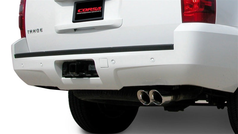 CORSA Performance 14207 Corsa 2007-2008 Chevrolet Tahoe 5.3L V8 Polished Sport Cat-Back Exhaust