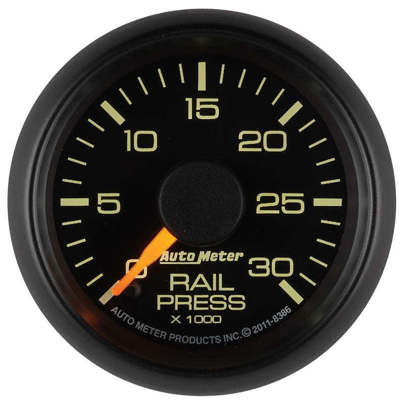 AutoMeter 8386 Autometer Factory Match 52.4mm Digital Stepper Motor 0-30,000 PSI Diesel Fuel Rail Pressure Gauge