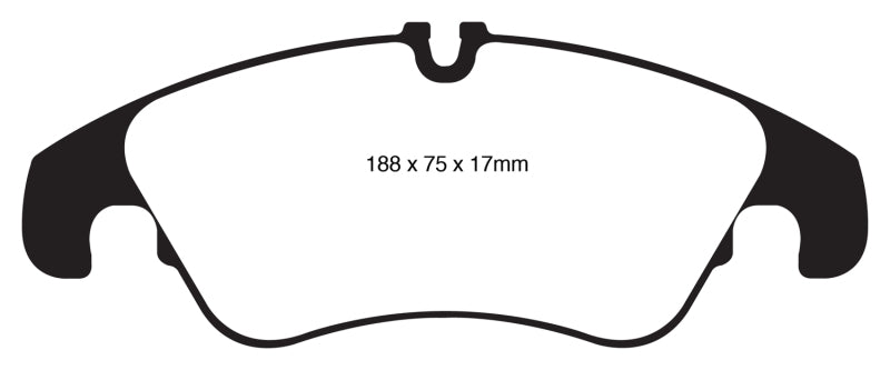 EBC DP42022R 11 Audi A6 2.0 Turbo Yellowstuff Front Brake Pads
