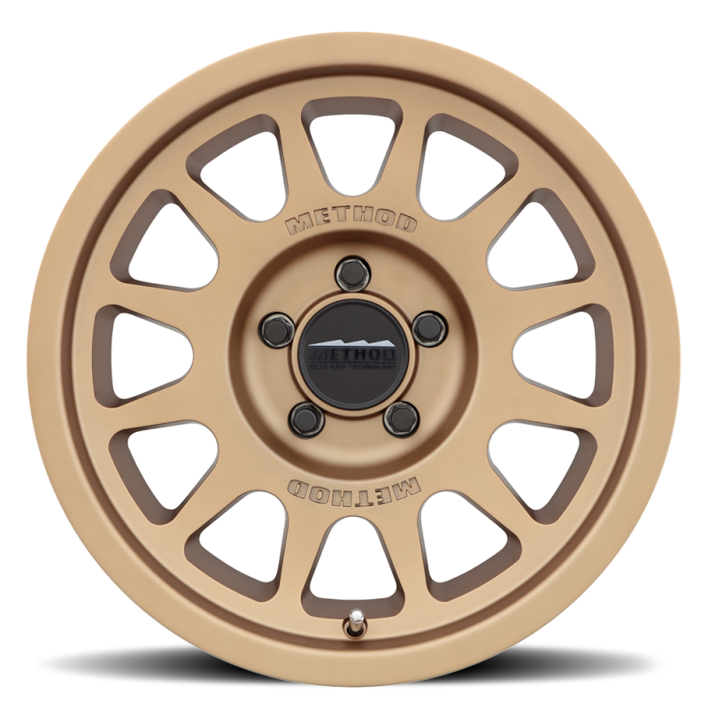 Method Wheels MR70378550900 Method MR703 17x8.5 0mm Offset 5x5 71.5mm CB Method Bronze Wheel