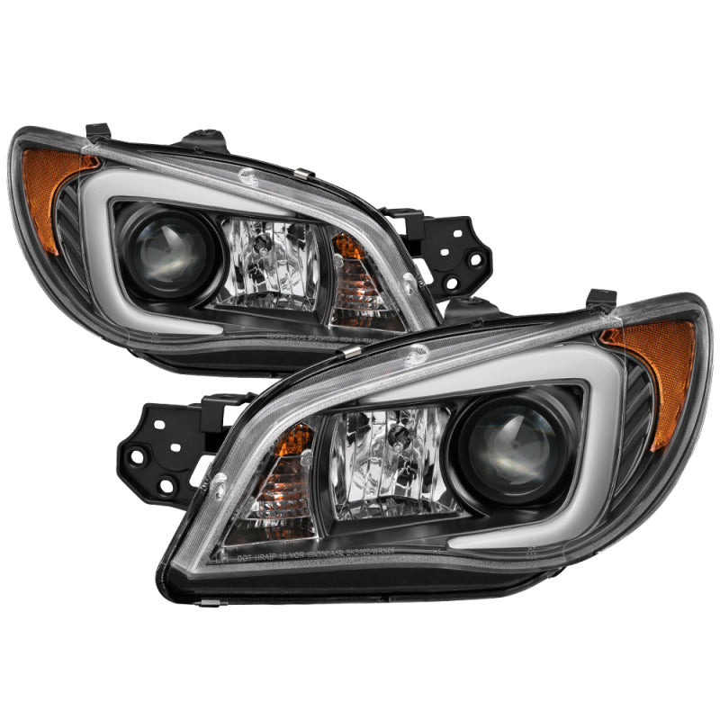 SPYDER 5083920 Spyder Subaru WRX 2006-2007 Projector Headlights - Halogen Only - Black PRO-YD-SWRX06-LBDRL-BK