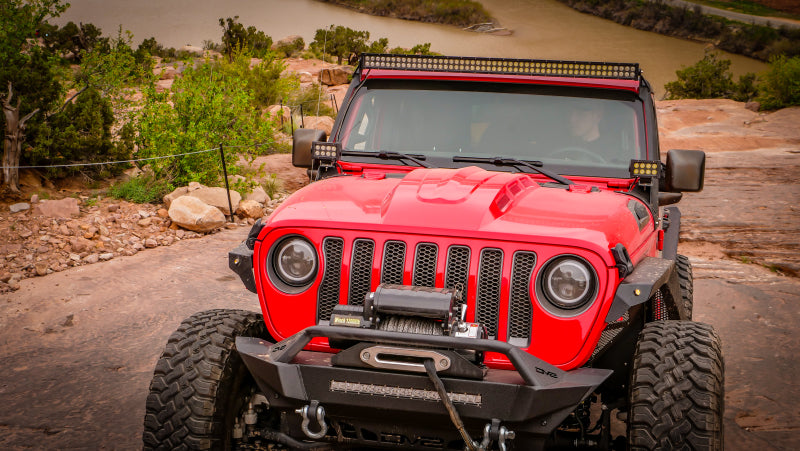 DV8 Offroad HDMBJL-01 18+ Jeep JL Heat Dispersion Hood - Primer Black