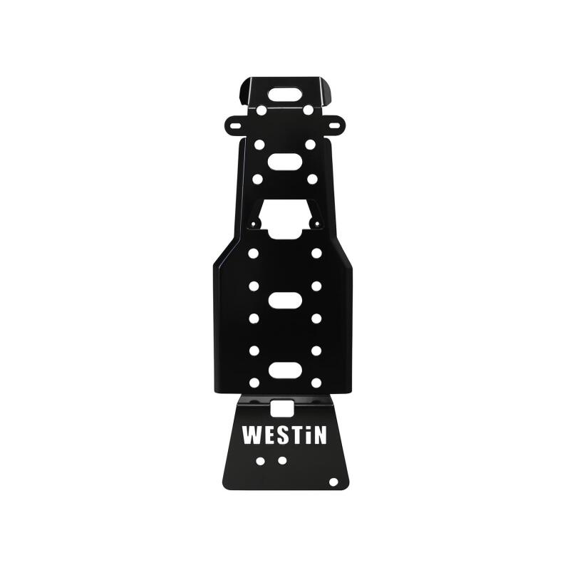Westin 42-21125 /Snyper 07-11 Jeep Wrangler Transmission Pan Skid Plate - Textured Black