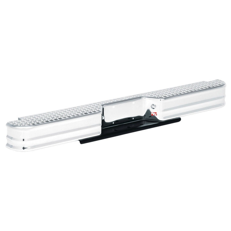 Westin 71000 /Fey 83-97 Mitsubishi Pickup / 80-88 Toyota Pickup Diamondstep Universal Bumper - Chrome