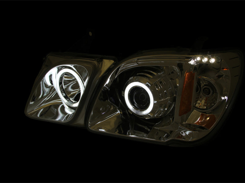 ANZO 111170 1998-2007 Lexus Lx470 Projector Headlights w/ Halo Black (CCFL)