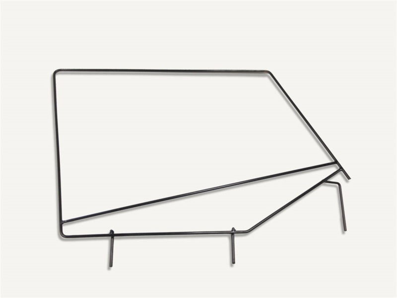 Rampage 89699 1987-1995 Jeep Wrangler(YJ) Window Frame Only - Black