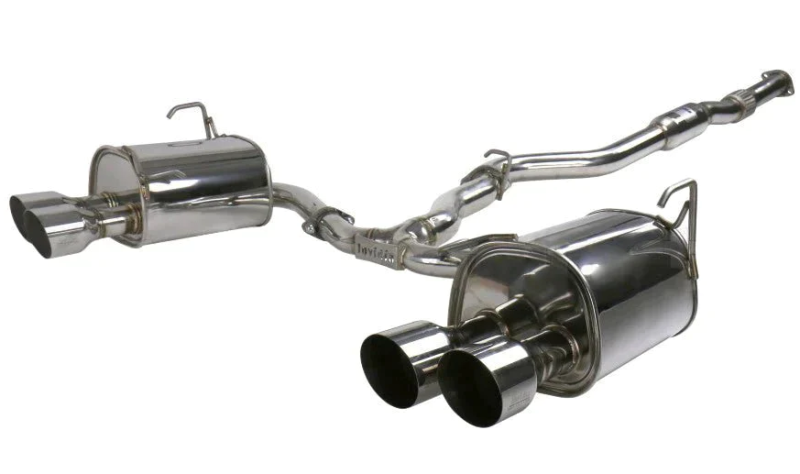 Invidia HS22WRXG2S 2022+ Subaru WRX Q300 Single Layer Stainless Steel Quad Tip Cat-Back Exhaust