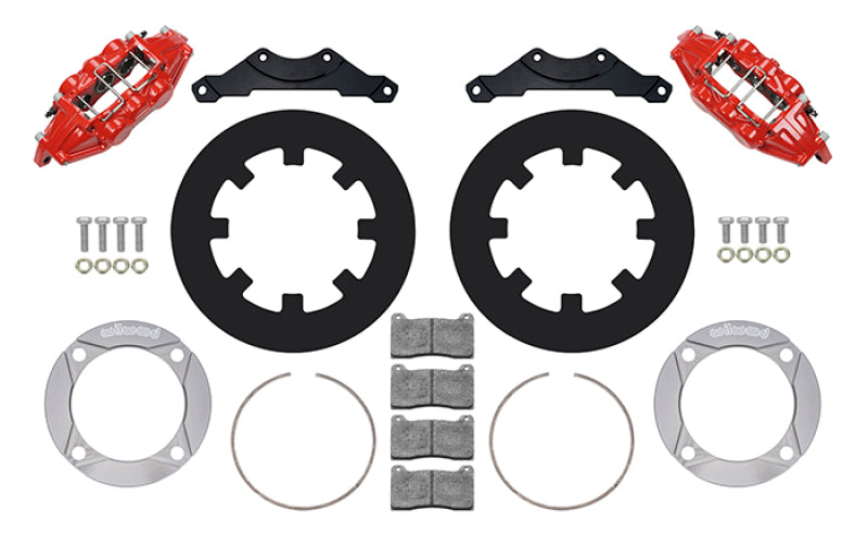Wilwood 140-16633-R 2014+ Polaris RZR XP 1000 Rear Kit 11.25in - Red
