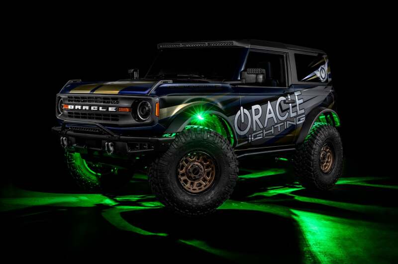 ORACLE Lighting 5895-339 Oracle Underbody RGB+W Wheel Well Rock Light Kit - 4 PCS - ColorSHIFT