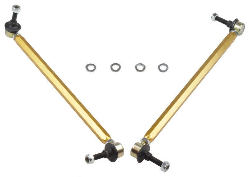 Whiteline KLC178 10+ Chevy Camaro FR Coupe Front Sway Bar - Link Assy H/D Adj Steel Ball (360mm C to C)