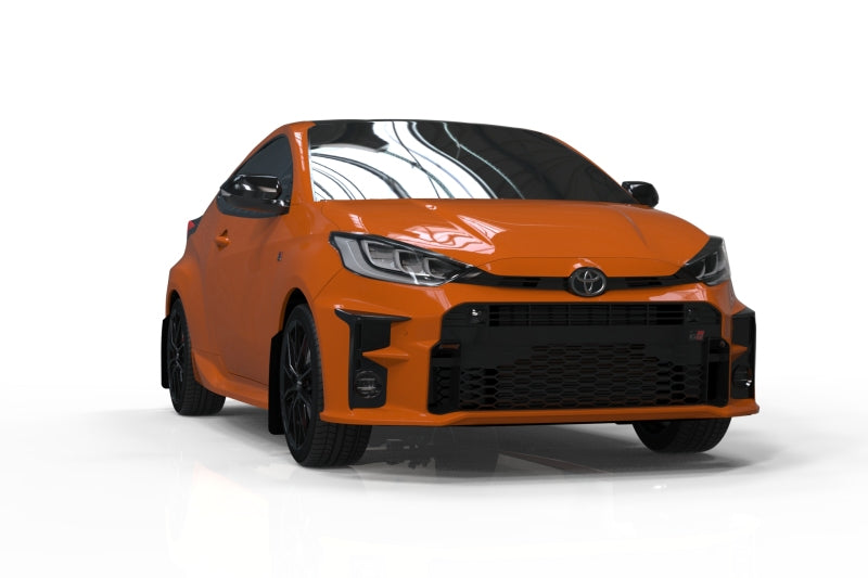 Rally Armor MF74-UR-BLK/GRY 20-22 Toyota GR Yaris Hatchback Black Mud Flap w/ Grey Logo