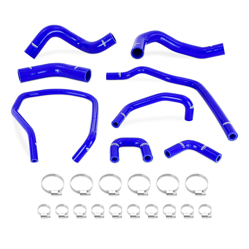 Mishimoto MMHOSE-TTN-04BL 04-10 Infiniti QX56 / 04-14 Titan Silicone Coolant Hose Kit - Blue
