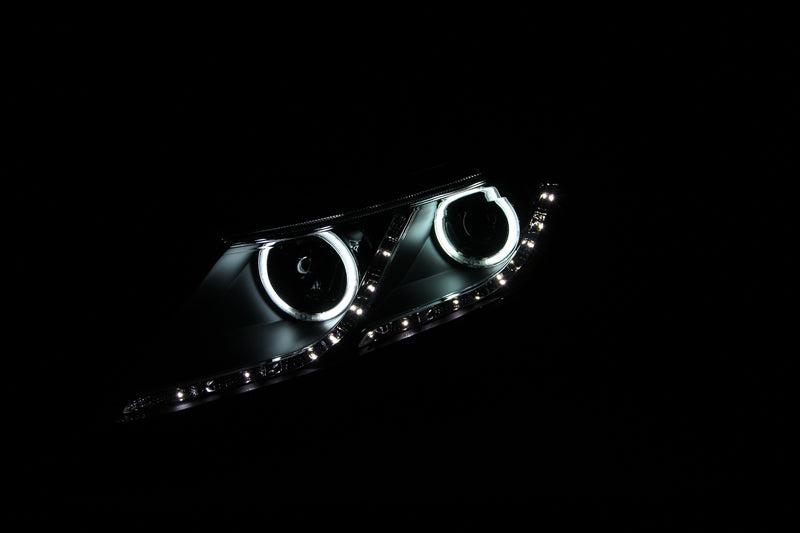 ANZO 121460 2011-2013 Kia Optima Projector Headlights w/ Halo Black (CCFL)