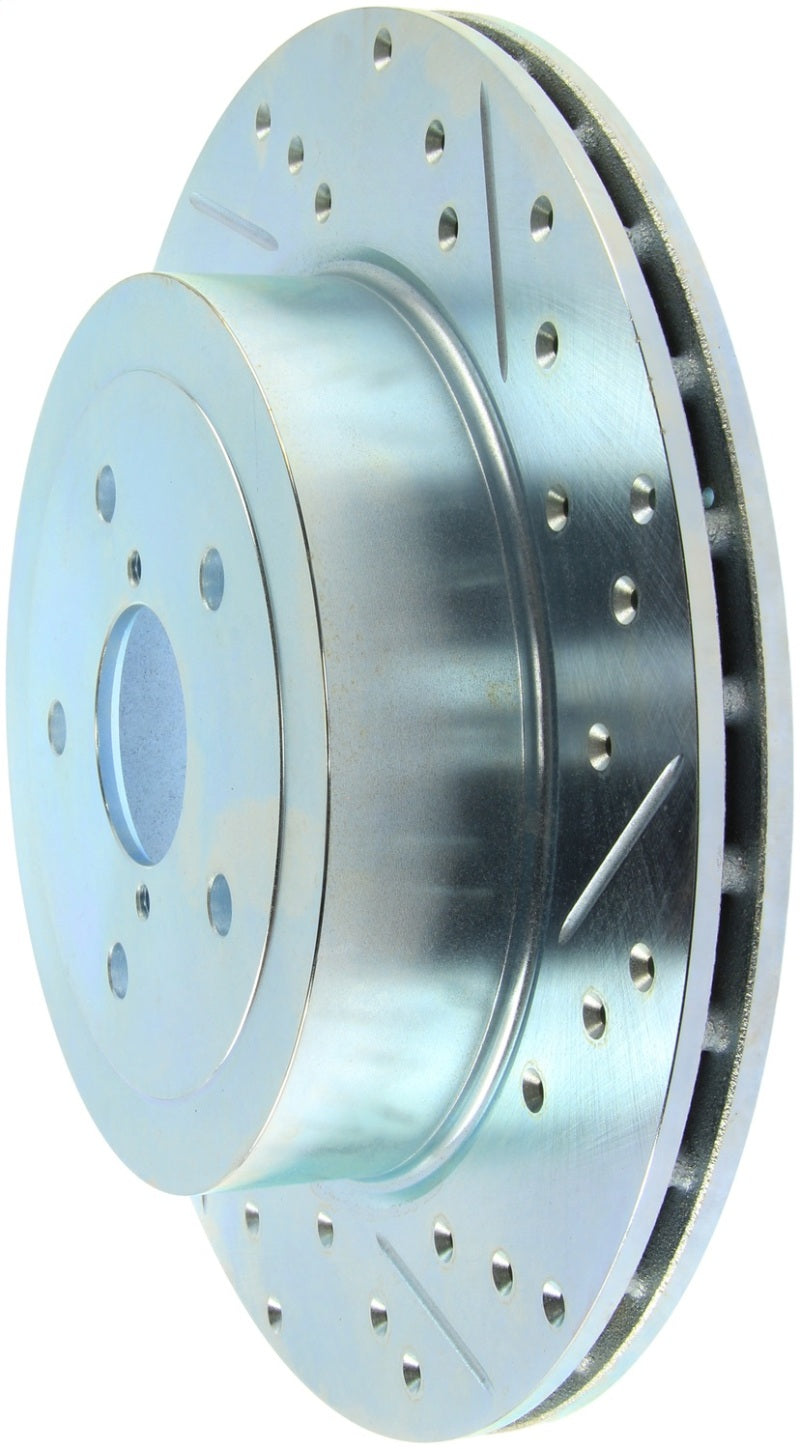 Stoptech 227.47023L StopTech Select Sport 05-07 Subaru Impreza (DOES NOT FIT WRX/STI) Slotted / Drilled Left Rear Rotor