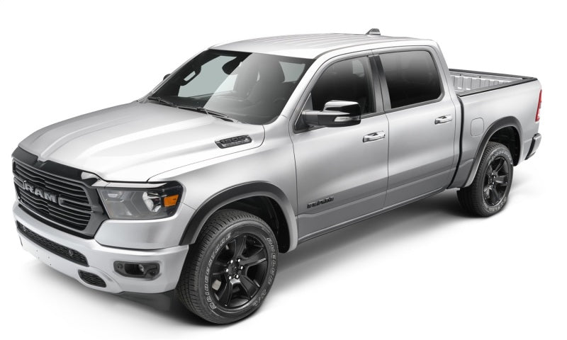 Bushwacker 50928-02 19-22 RAM 1500 (Excl. Rebel/TRX) 76.3 & 67.4in Bed OE Style Flares 4pc Set - Blk / Smooth