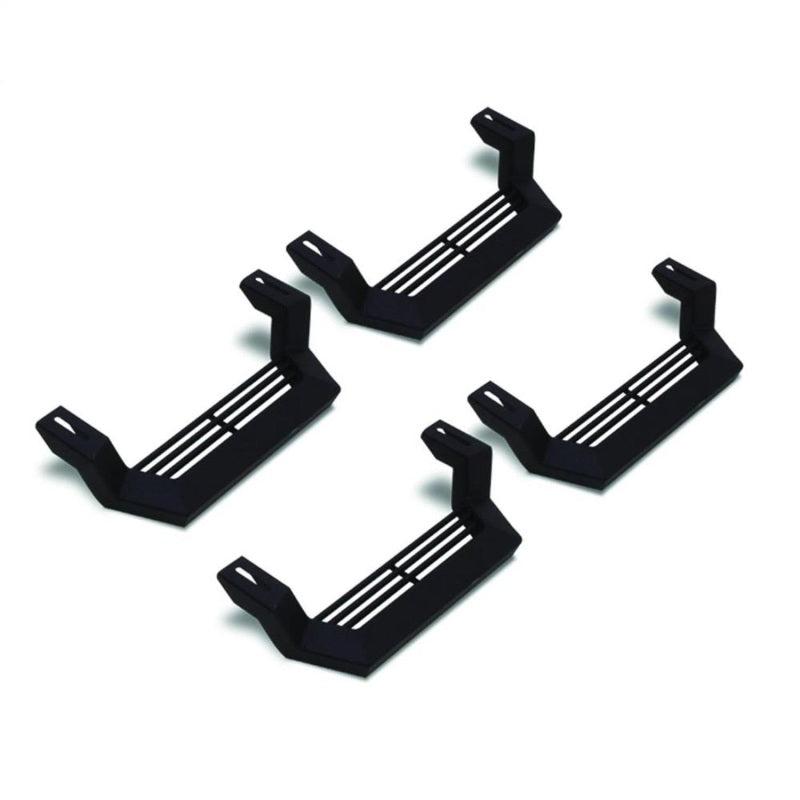 Rampage 26410034 1999-2019 Jeep Rock Rail Short Step Universal 4 Piece Set - Black