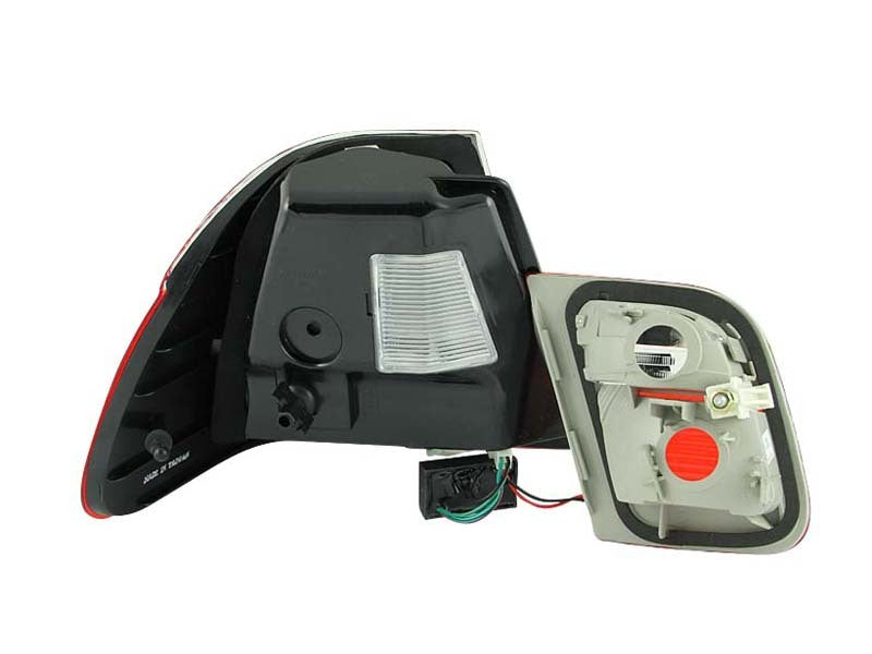ANZO 321004 1999-2001 BMW 3 Series E46 LED Taillights Red/Clear 4pc