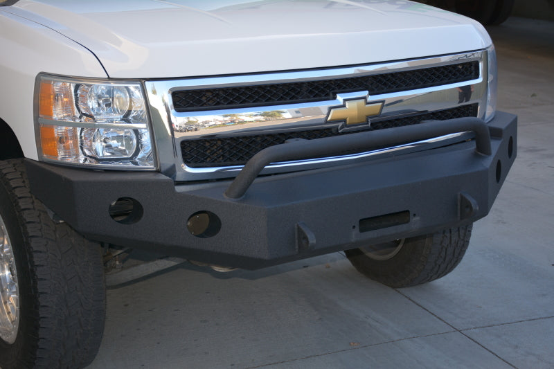 DV8 Offroad FBCS1-01 07-13 Chevrolet Silverado 1500 Front Bumper - Black Powdercoat