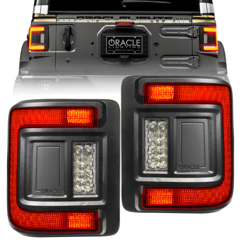 ORACLE Lighting 5884-504-T Oracle 2018+ Jeep Wrangler Rubicon/Sport LED Flush Mount Tail Light - Tinted SEE WARRANTY