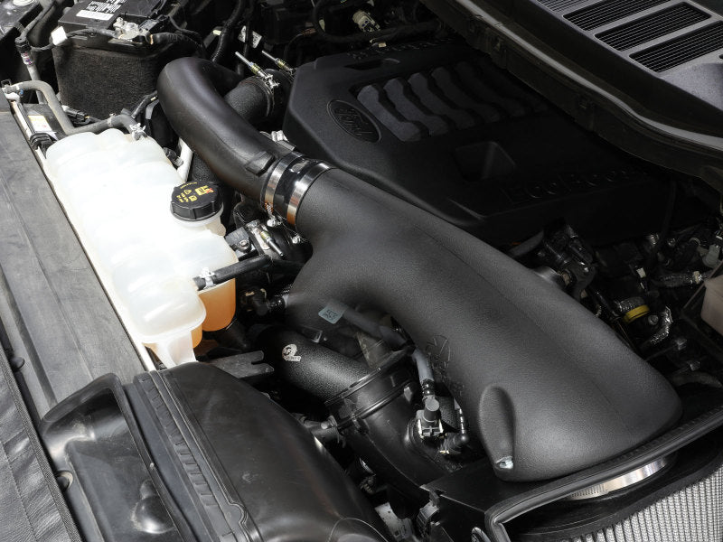 aFe 46-20514-B BladeRunner 21-22 Ford F-150 Ecoboost V6-3.5L(tt) Aluminum Hot and Cold Charge Pipe Kit Black