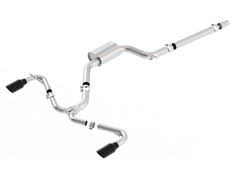 Borla 140750BC 15-17 Volkswagen GTI (MK7) 2.0T AT/MT SS S-Type Catback Exhaust w/Black Chrome Tips