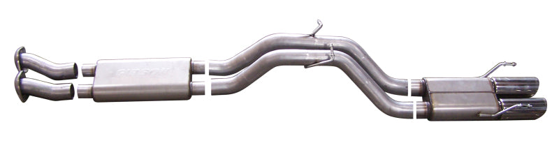 Gibson 17405 06-10 Jeep Grand Cherokee SRT8 6.1L 3in Cat-Back Dual Exhaust - Aluminized