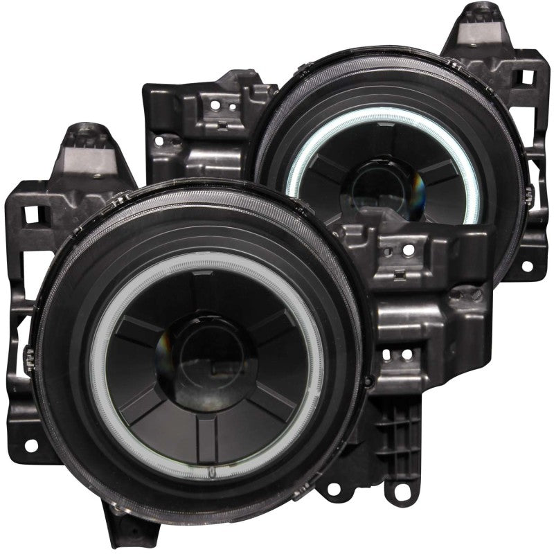 ANZO 111116 2007-2013 Toyota Fj Cruiser Projector Headlights w/ Halo Black