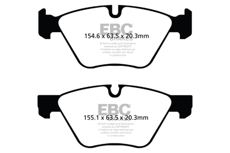 EBC DP41493R 09+ BMW Z4 3.0 (E89) Yellowstuff Front Brake Pads