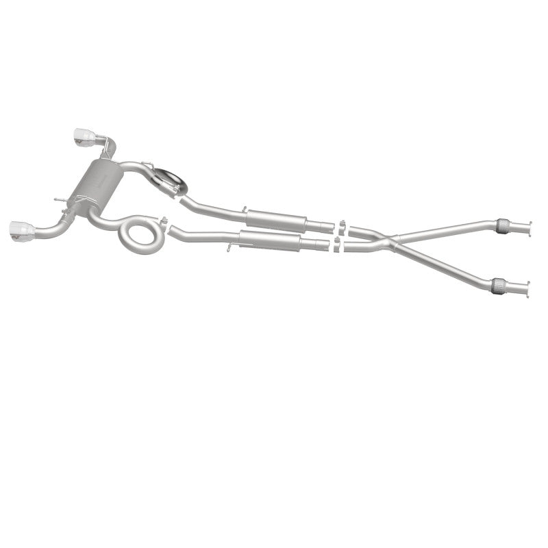 Magnaflow 19135 MagnaFlow Cat-Back 09-17 Nissan 370Z V6 3.7L Street Series SS 2.25in Dual Split Rear Exit Exhaust
