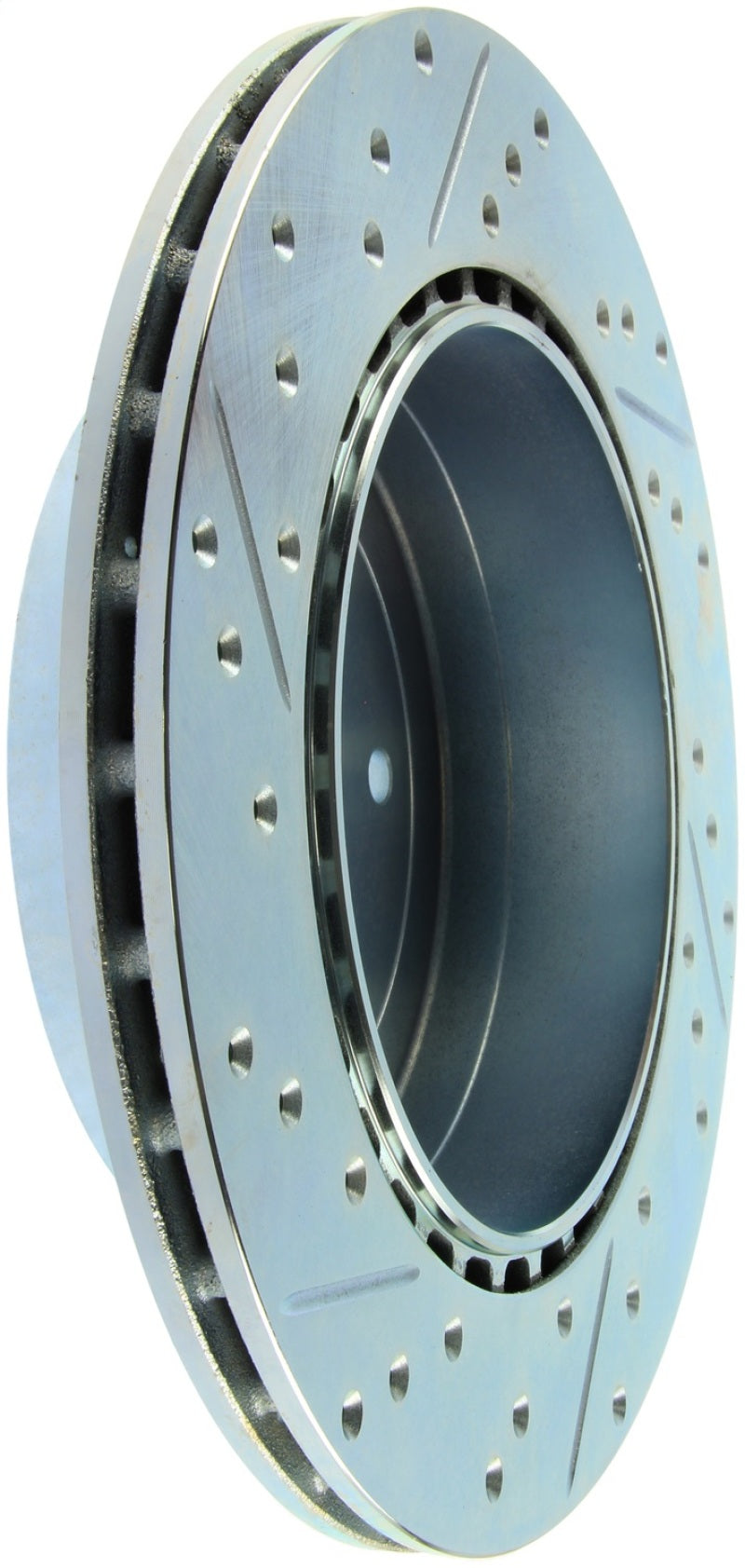 Stoptech 227.47023L StopTech Select Sport 05-07 Subaru Impreza (DOES NOT FIT WRX/STI) Slotted / Drilled Left Rear Rotor