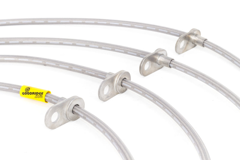 Goodridge 20028 12-15 Honda Civic Si / 13-15 Acura ILX 2.4L (Lrg Disc) Stainless Steel Brake Line Kit