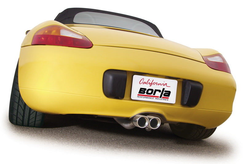 Borla 140115 00-04 Porsche Boxster 3.2L 6cyl MT SS Catback Exhaust