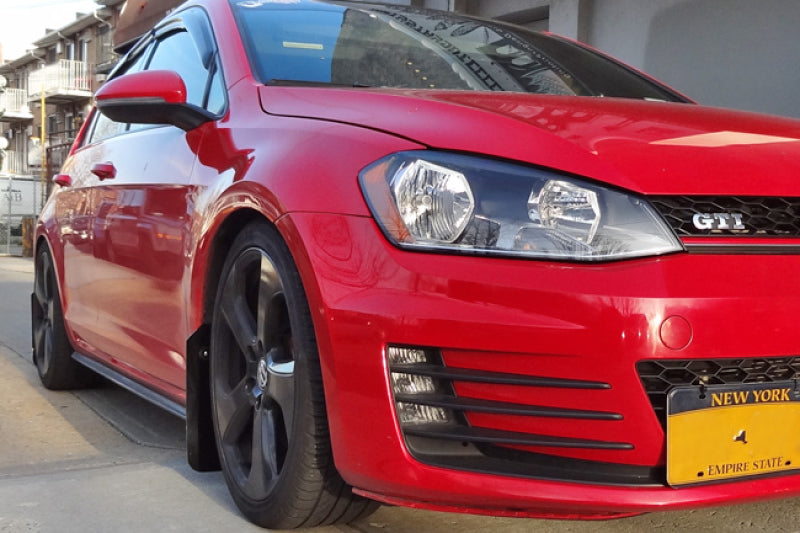 Rally Armor MF37-UR-RD/WH 15-21 VW Golf/GTI/TSI Red UR Mud Flap w/ White Logo