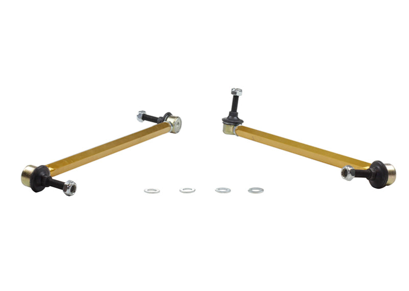 Whiteline KLC178 10+ Chevy Camaro FR Coupe Front Sway Bar - Link Assy H/D Adj Steel Ball (360mm C to C)