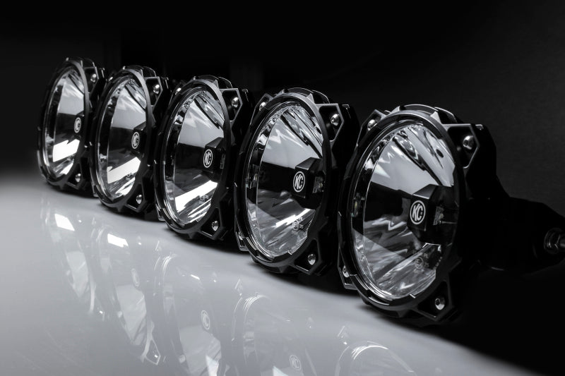 KC HiLiTES 91309 Polaris RZR 32in. Pro6 Gravity LED 5-Light 100w Combo Beam Overhead Light Bar System