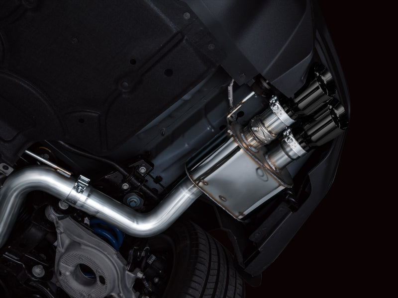 AWE Tuning 3025-43650 AWE 2024 Ford Mustang GT Fastback S650 RWD SwitchPath Catback Exhaust w/ Quad Diamond Black Tips