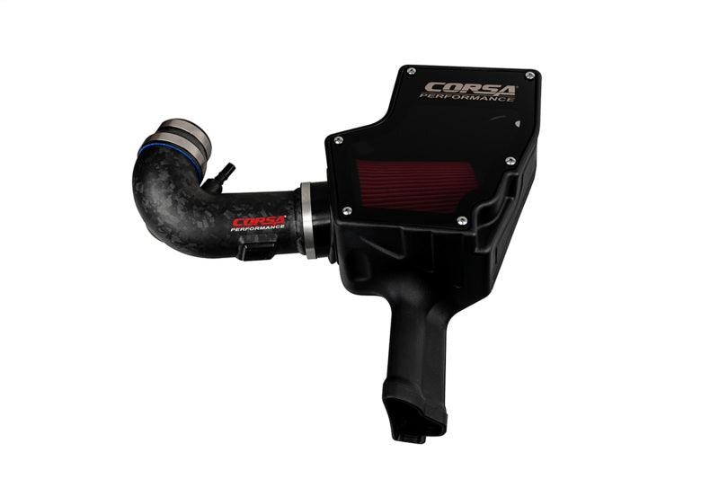 CORSA Performance 44007D-MF Corsa 2018-2023 Ford Mustang GT 5.0L V8 Forged Carbon Fiber Air Intake w/ DryTech 3D No Oil Filter