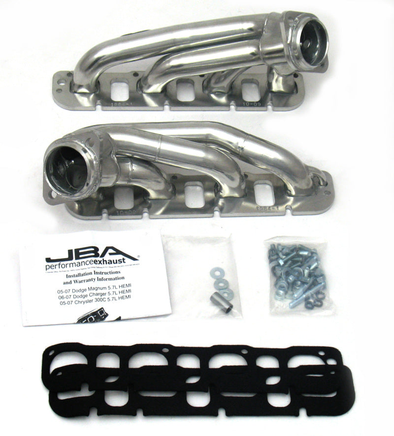 JBA 1964S-1JS 09-20 Chrysler 5.7L HEMI 1-3/4in Primary Silver Ctd Cat4Ward Header